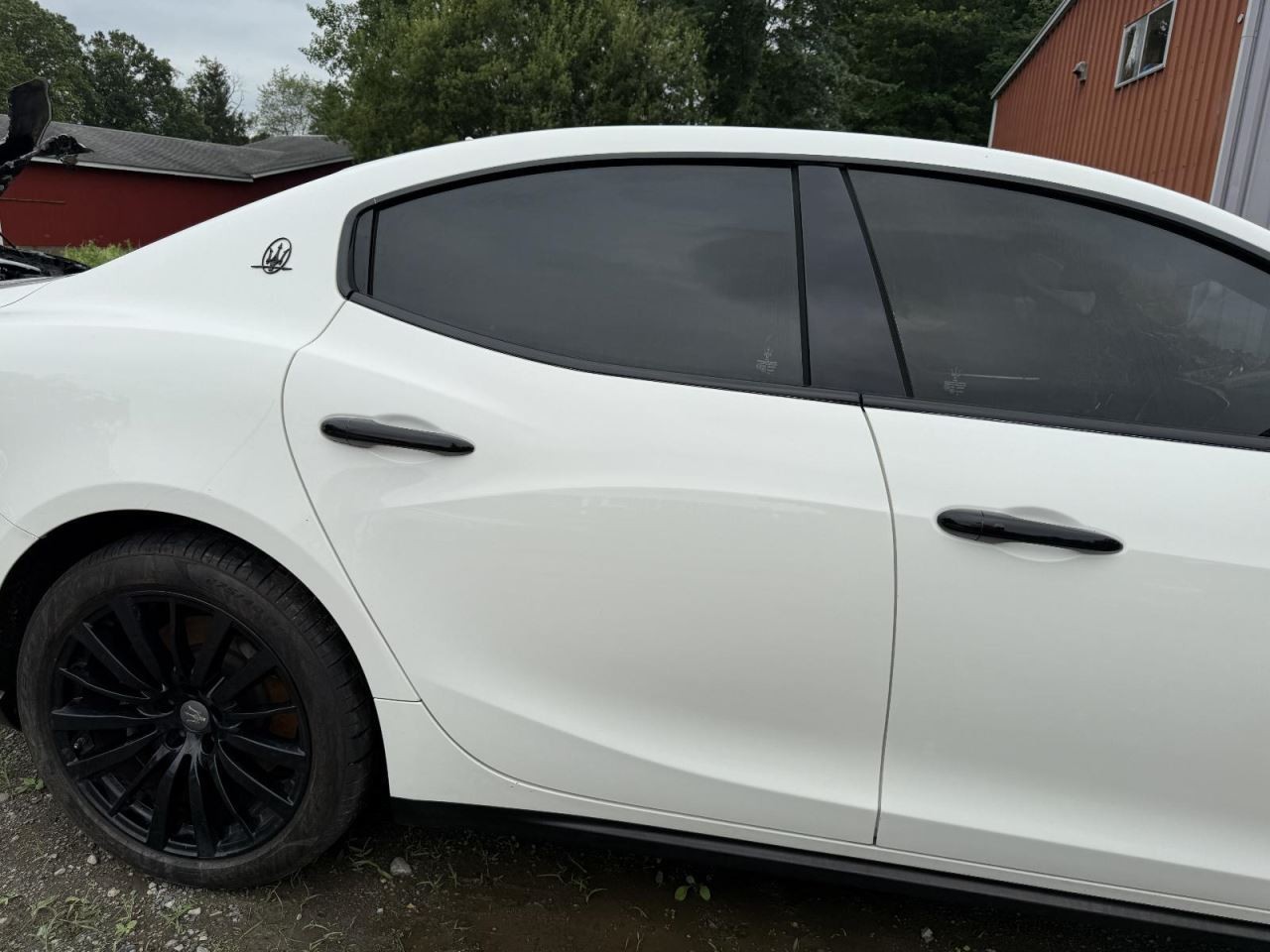 2014-2020 Maserati Ghibli Right Passenger Side Rear Door White