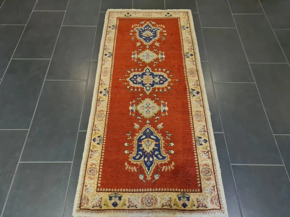 Perserteppich Orientteppich Handgeknüpfter Teppich Täbris 180x80cm - Bild 3 von 4