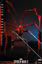 In Stock New Hot Toys VGM61 Marvel's Spider-Man 2 Peter Parker Superior Suit Toy