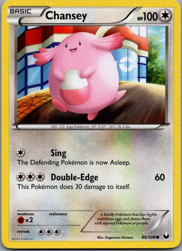 Chansey 80/108 Dark Explorers Common