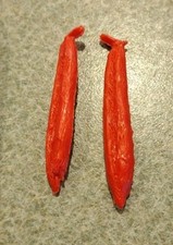 1975 Marx Johnny West JWA Chief Cherokee Pair of Ermine Tails Nice