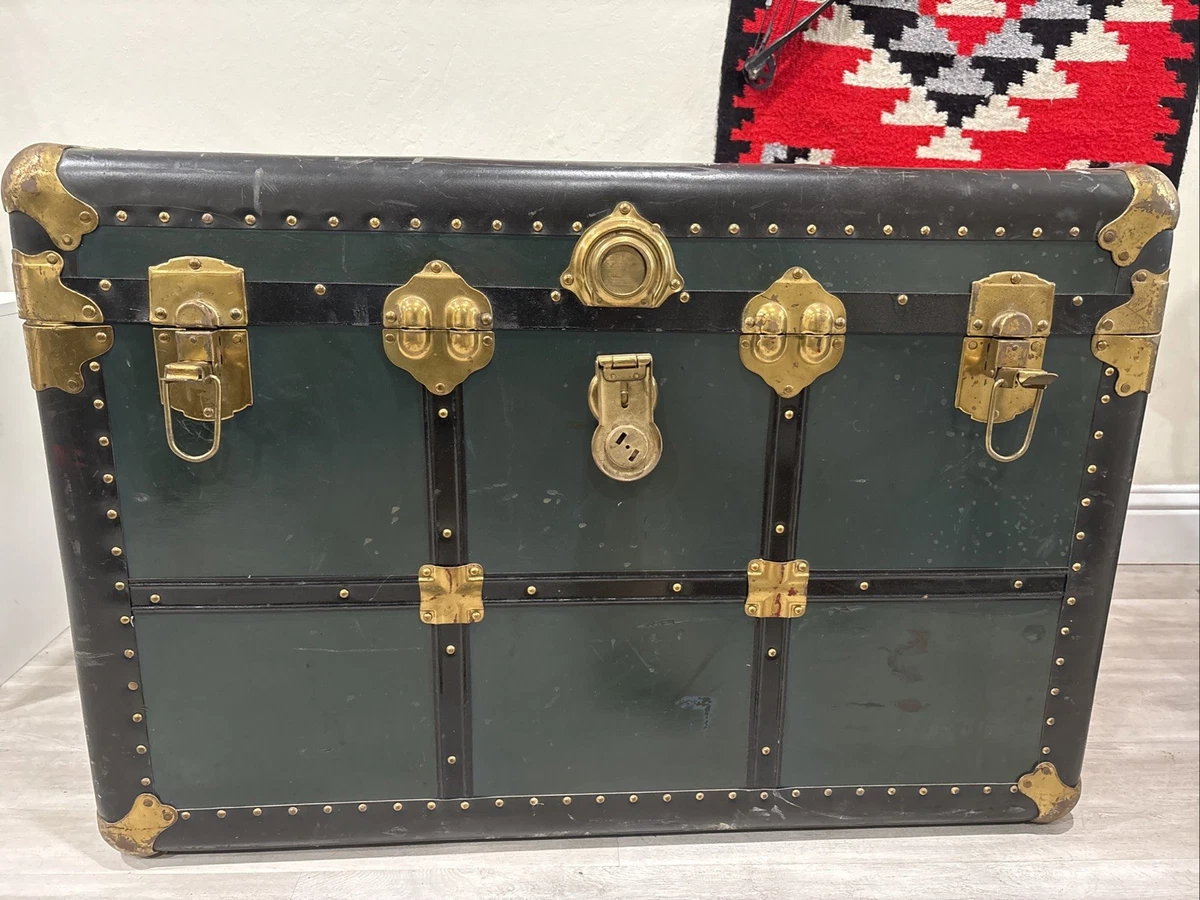 Eagle Lock Company Trunk In Antique Chests & Trunks (1900-1950