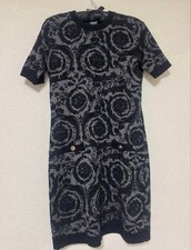 Versace Mini Dress, 54% Rayon, 44% Nylon, 2% Polyurethane, From Japan, y9434