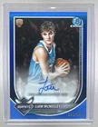 Liam McNeeley 2025 Bowman Chrome #BCA-LM Blue Refractor RC Rookie Auto /150