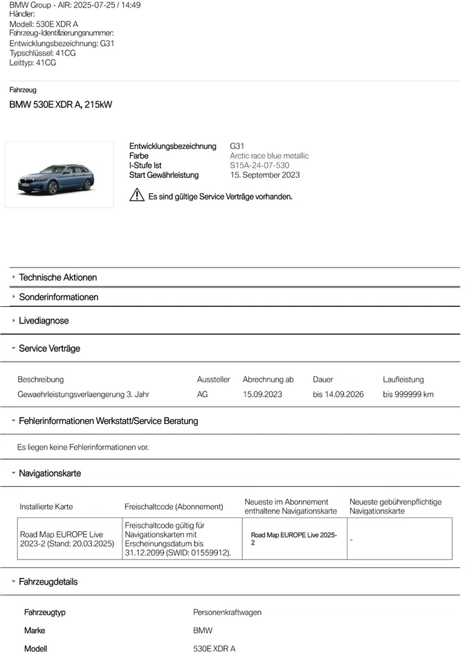 BMW und MINI Service Historie Digital Scheckhefte Standard und Sonderausstattung - Bild 2 von 4