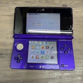 Nintendo 3DS Purple Console Bundle w/ Mario Party DS + Stylus | Tested 🎮💜