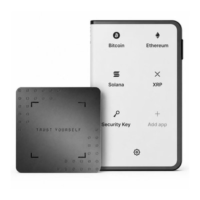 Ledger Stax Hardware Wallet + Magnet Shell & Recovery Key   Neu, Original & Vers