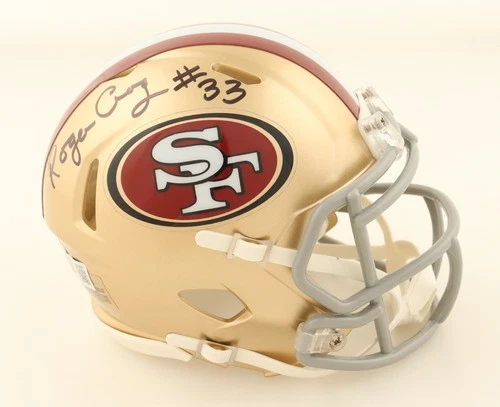 ROGER CRAIG AUTOGRAPHED SAN FRANCISCO 49ERS SPEED MINI HELMET BECKETT COA