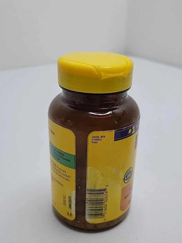 Nature Made Vitamina D3 2000 UI 50 mcg Salud Inmune 220 Comprimidos Exp 02/2026 Foto 2 de 3