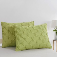 Lightweight Microfiber Decorative Well Designed Craft Pillow Shams, Set of 2 Oli
