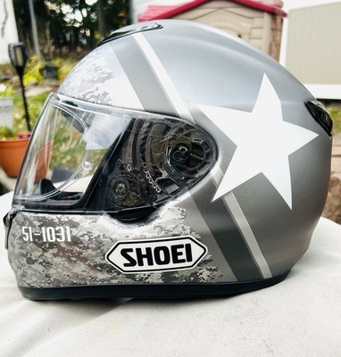 Shoei Qwest Resolute TC5 Full Face Helmet/Clear Visor/Camouflage