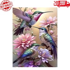 5D Diamond Painting Kits for Adults, Hummingbird Diamond Art for Beginners, DIY
