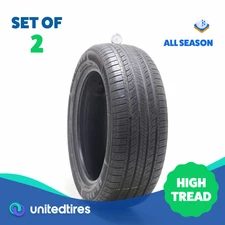 Set of (2) Used 235/55R19 Advanta ER-800 105V - 9.5/32