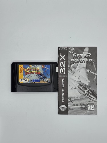 After Burner - Sega Genesis 32X (TESTED) 1995 CIB Manual Non OEM Box - Picture 6 of 9