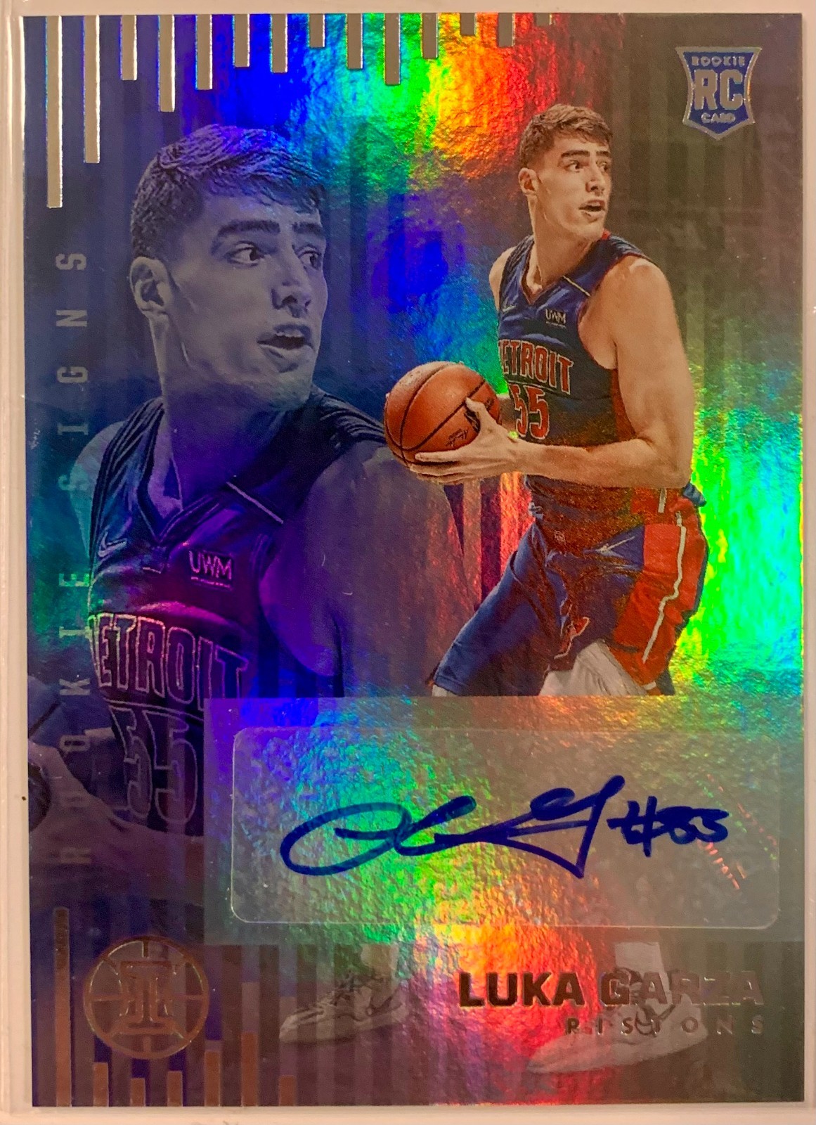Luka Garza #RS-LGA 2021-22 Panini Illusions Basketball Rookie Signs