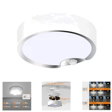 Motion Sensor Ceiling Light 400LM PIR Infrared 120 Degree Detection Angle For