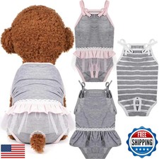 3 Pieces Reusable Dog Diapers Female Dog Period Diapers Washable Puppy Sanita