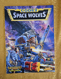 Codex Space Wolves Warhammer WH40K 2e softback 1995 GW 0153