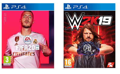 2 SPIELE BUNDLE Special - WWE 2K PS4 NEU UK PAL Playstation 4 & FIFA 20 PS4