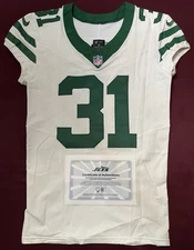 Tanner McCalister New York Jets NFL Game Used Jersey 8/16/25 vs Giants (Ohio St)