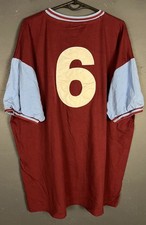 MOORE MEN FC WEST HAM UNITED 1960/1963 SOCCER FOOTBALL SHIRT JERSEY SIZE 2XL XXL