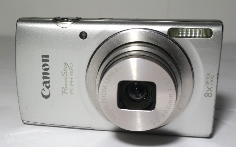 Canon PowerShot ELPH 180 HS / Canon IXUS 175 20MP Digital Camera Working/Scratch