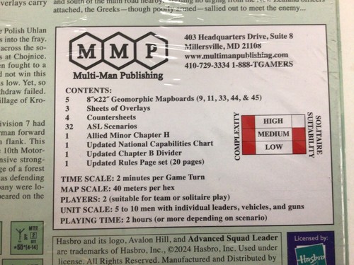 DOOMED BATTALIONS (4th Edition) Module 11 for Advanced Squad Leader - Picture 3 of 4