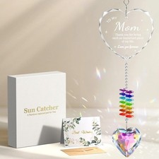 Gifts for Mom - K9 Crystal Sun Catcher, to My Mom Engraved Mothers Day, Birth...