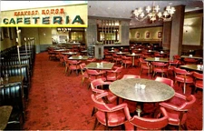 Harvest House Cafeteria Genessee Valley Shopping Center, FLINT Michigan Postcard