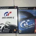 PS2 Gran Turismo 3 & 4 A-Spec Driving Simulator Lot of 2 Bundle Video Games