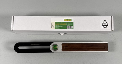 Rare Ulmia Precision Sliding Bevel 12.5'' NOS 504-330 ALU-LINE Germany In Box