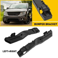 2PCS Driver & Passenger Side Front Bumper Bracket For 2010 Dodge Journey Base