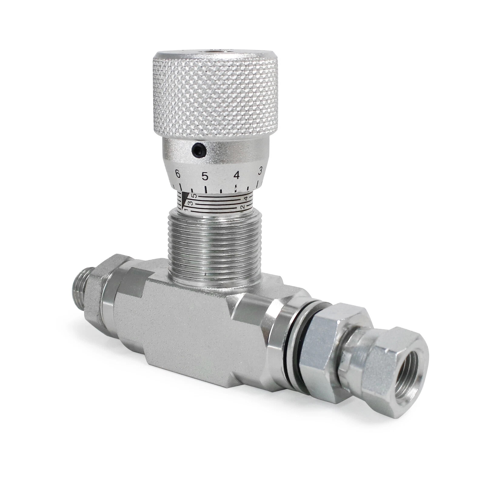 3/8" L08 -Hydraulic Flow Control Valve - STB-G3/8 - Mini Excavator - AGT - USA