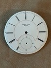 VINTAGE PERRET GENEVA POCKET WATCH DIAL PORCELAIN ORIGINAL  ESTATE-FREE SHIP — photo 1