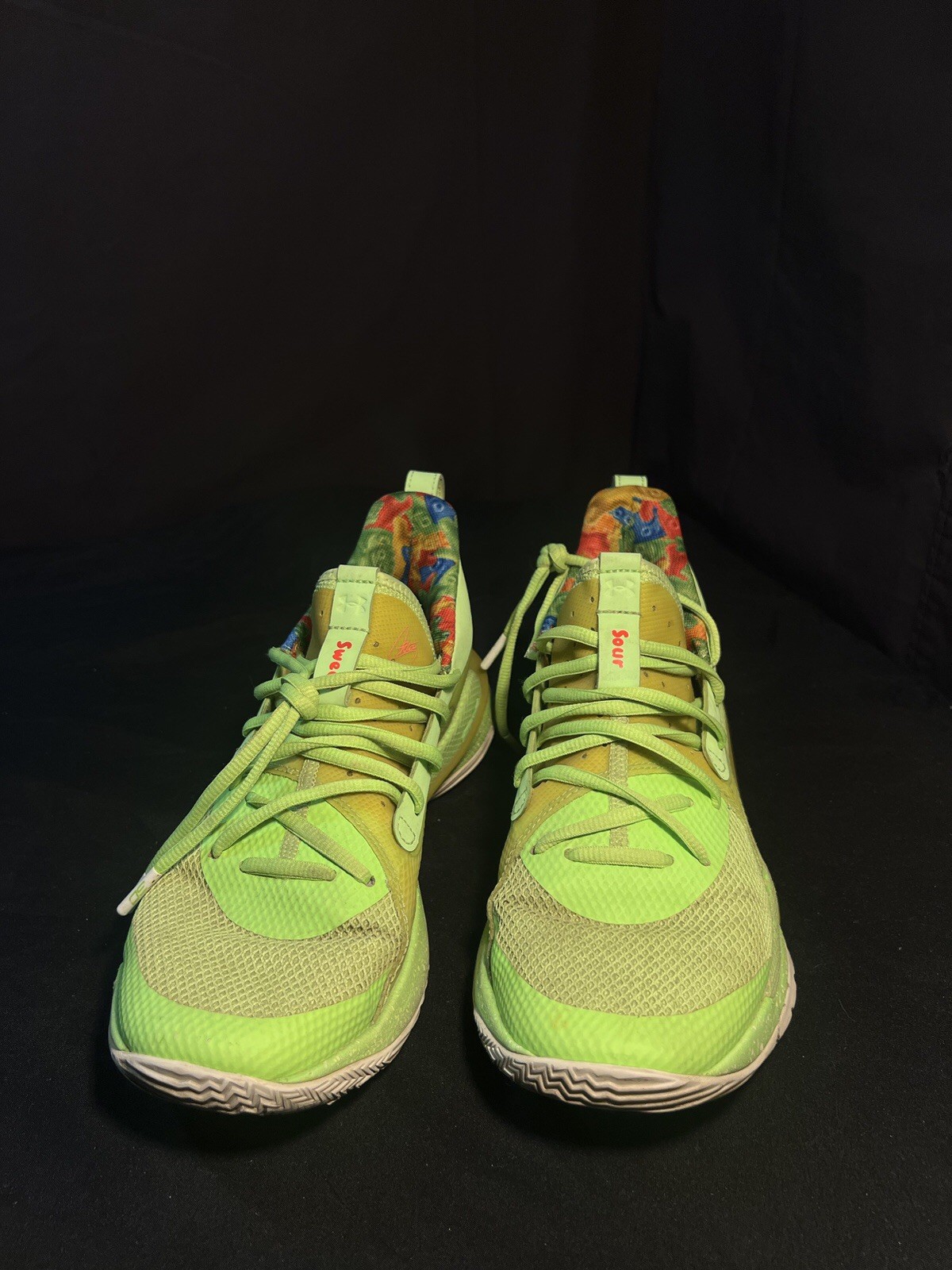 Curry 7 Sour Patch Kids-Lime-M: Size 7.5/W: Size 9