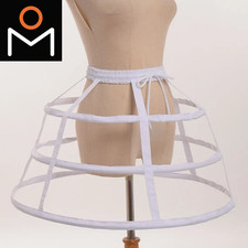 Ladies Petticoat, 3 Hoops, Crinoline, Cage, Bustle Petticoat, Girls, Adjustable
