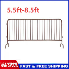 Interlocking Steel Barricade Galvanized Crowd Control Fence Bridge Feet Base