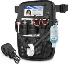 Professional Nurse Fanny Pack with Tape Holder and Multi-Compartment Design