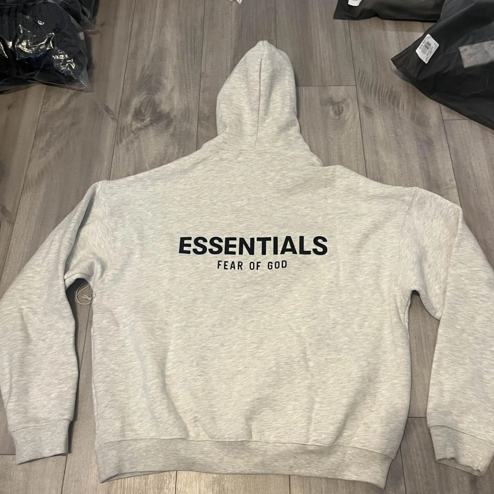 FEAR OF GOD Felpa con cappuccio Essentials paura di Dio