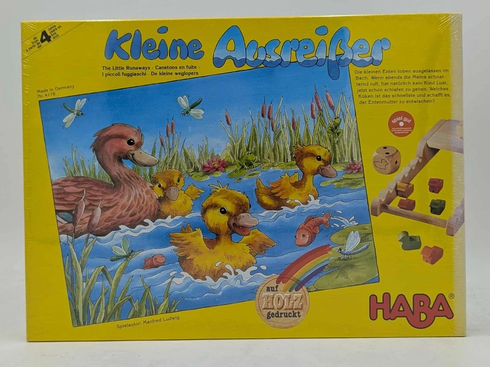 HABA 4178 Kleine Ausreißer Kinderspiel Entenküken Holz NEU - Bild 3 von 4