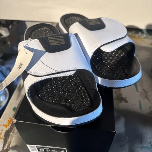 Nike Uomo Jordan HYDRO Retro XI FN2452 104 Slides Sandalo Bianco Blu Tg 13