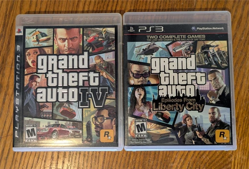 Grand Theft Auto IV & Episodes From Liberty City (PS3 Sony PlayStation 3, 2008)