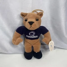 Vintage Penn State Nittany Lions 8" plush Mascot stuffed Lion by Stuffins w/ Tag