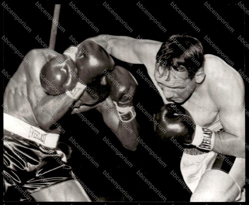 Gene Fullmer Dick Tiger 1962 Boxing 6" x 7" Original Vintage Photograph B218