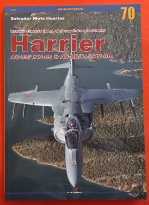 Kagero Monographs 70, HARRIER AV-8S / TAV-8S & AV-8B /B+ / TAV-8B  English Edit.
