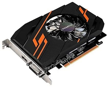 Tarjeta de gráficos de video GPU Gigabyte GeForce GT 1030 2 GB OC GDDR5 GV-N1030OC-2GI