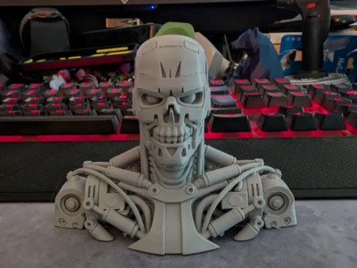 Terminator T800 Büste Statue T2 Kopf Skulpturen Modell Sammlung Spielzeug