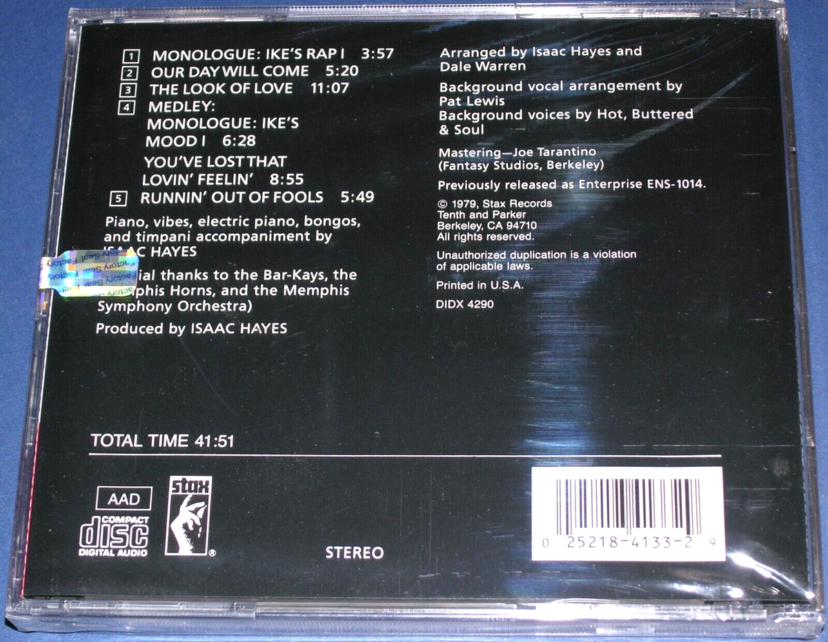 ISAAC HAYES To Be Continued CD BRAND NEW Sealed Original OOP