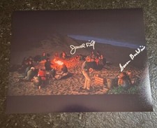 * SUSAN BACKLINIE & JONATHAN FILLEY * signed 11x14 photo * JAWS * PROOF * 6