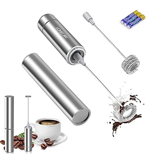Milk Frother Handheld, Battery Operated Travel Coffee Frother  Assorted Colors-image